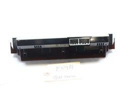 2003-2004 INFINITI G35 SEDAN AC HEATER HEADS UP INFORMATION DISPLAY P5914 image 7