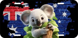 Koala Bear Baby Flag Australia Personalize Aluminum Metal License Plate 59 - $12.86+