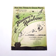 Finian&#39;s Rainbow How Are Things In Glocca Morra 1946 Vintage Sheet Music - £11.28 GBP