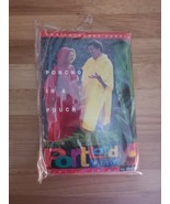 PONCHO-In A Pouch-Portland Mist-VINTAGE-NIP-ONE SIZE FITS ALL-RED - $21.72 CAD