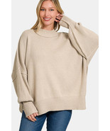 Zenana Side Sit Oversize Sweater - $43.00 CAD