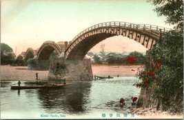 Vintage Cartolina 1900-1910 Kintai-Bashi Suo Ponte Giappone - £14.45 GBP