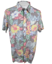 Eighty Eight Platinum Men Hawaiian shirt pit to pit 24.5 XXL floral tropical - £19.41 GBP