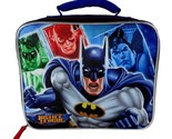 NEW Justice League Batman Dc Comics Boys Insulated Lunch Tote Box Kit - £7.82 GBP