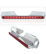 Turn Signal Bar 14 Red LED 12&quot; Reflector Light Lens Bar For: Harley Moto... - $84.95
