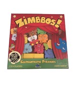 Zimbbos! Elephant Pyramids All Wooden Stacking Game Blue Orange - $438.97 MXN