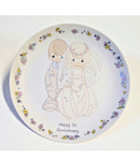 Precious Moments 1st Anniversary Plate in Box Porcelain 1988 Enesco - £7.04 GBP