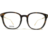 Dior Eyeglasses Frames GemDiorO S4F 2200 Matte Tortoise Gold Square 51-2... - $149.38
