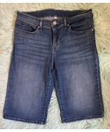 Levis Bermuda Length Jean Shorts Size 29 Blue Womens - $29.70