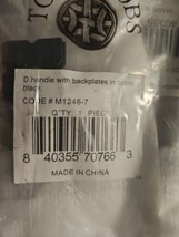 Top Knobs M1246-7 Twist 7&quot; Center to Center Appliance Pull - Black - $24.75