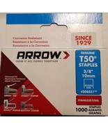 Arrow Fastener 506SS1 3/8&quot; T50 Stainless Steel Staples - $309.96 MXN