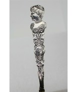 STUNNING LADY 1893 WORLDS FAIR COLOMBIAN STERLING SOUVENIR SPOON - $336.02 CAD