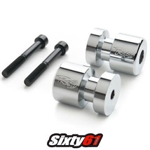 Yamaha R6 Chrome Swingarm Spools Engraved 1999-2016 2017 2018 2019 2020 ... - $14.00