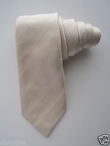David Donahue Handmade In U.S.A Silk Woven in Italy Neck Tie Honeydew 58x3.5 - £30.76 GBP