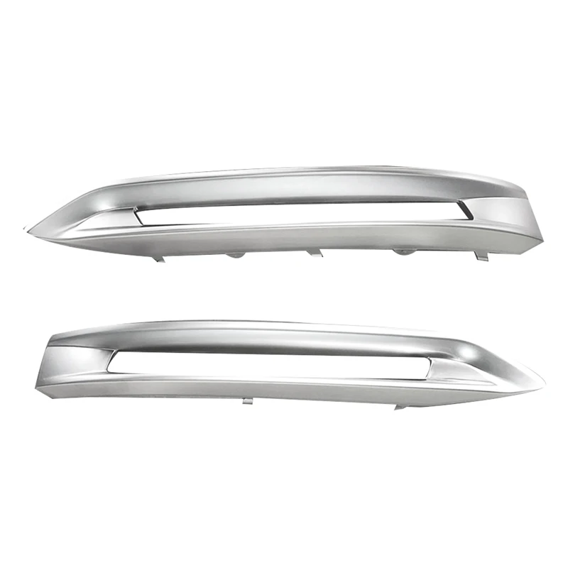 1 Pair Front Lower Daytime Running Lights Chrome Trim Bezel For Mercedes W166 - £128.86 GBP