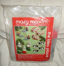 Mary Maxim Plastic Needlepoint Christmas Ornament Kits Stockings And Pan... - £8.77 GBP