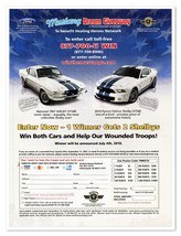 Mustang Dream Giveaway Healing Heroes 2010 Full-Page Print Magazine Ford Ad - £7.61 GBP