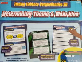 Finding Evidence Comprehension Kit Determining Theme &amp; Main Idea Gr 4-5 - £97.39 GBP