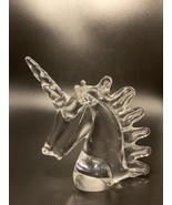 Benito Marcolin MCM VTG Sweden Konstglas Unicorn Figurine Paperweight B1... - $39.57