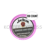 Jim Beam Dark Roast Single Serve Coffee, 200 cups, Keurig 2.0 Compatible - $89.99