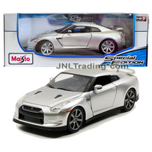 Maisto Special Edition 1:18 Scale Die Cast Car - Silver 2009 NISSAN GT-R... - £56.08 GBP