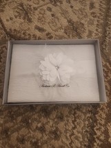 Layers of lace White flower Guest Book, Wedding Guest Book, bridal accesory - $16.48