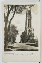 NYC The Riverside Church New York City RPPC c1930s Postcard M6 - £5.47 GBP