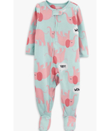 Carter&#39;s Little Girls&#39; Toddler Elephant Blanket Sleeper Pajamas - £14.94 GBP