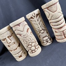 Tiki Farm Artist Series Mug Set Bone Glaze Squid Crazy Al Diablo Drew Br... - $98.99