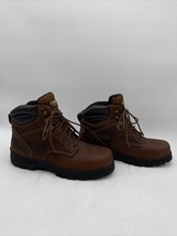 Carolina Men&#39;s 6&quot; Waterproof Composite Toe Work Boot Brown Size 12 2E - £42.98 GBP