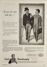 1944 Print Ad Good Housekeeping Guaranty Seal Financier &amp; Businessman - £13.34 GBP