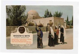 Widow&#39;s Mite Christmas Card with Authentic Replica  - $11.88