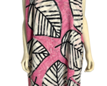 Nic+Zoe White, Black, Pink Floral Sleeveless Scoop Neck Midi Dress Size 3X - £29.87 GBP