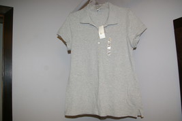 Gap Polo Shirt Top Blouse Womens Size XL Gray NWT - £7.87 GBP