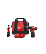 Cordless 12 Volt Lithium Ion 3/8in Ratchet Screwdriver Battery Charger T... - £233.36 GBP