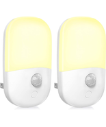 MAZ-TEK Plug in Motion Sensor Dimmable Night Light, Soft Warm White LED ... - £11.95 GBP