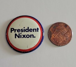 Vintage President Nixon 1&quot; Round Button Political Pin - £3.19 GBP