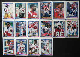 1991 Bowman New England Patriots Team Set of 16 Football Cards - £3.96 GBP