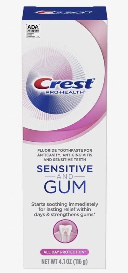 CrestProHealth Flouride Toothpaste For Anticavity/Antigingivitis/Sensitive Teeth