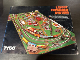 Vintage TYCO Model Train Railroad Layout Expander System Instructions Ma... - $13.50