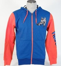 Hurley Signature Rat Zip Blue &amp; Orange Zip Front Hoodie Mens NWT - £79.82 GBP