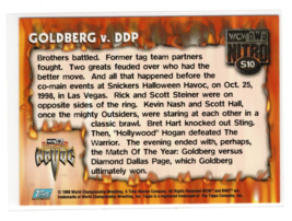 1999 Topps WCW nWo Sticker Goldberg vs DDP #S10 Diamond Dallas Page Bill NM-MT - $1.95