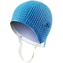 Water Gear, Natural Rubber Swim Bubble Cap (Blue, Medium)~Pool Cap~Prote... - £13.94 GBP