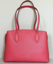 New Kate Spade Zeezee Large Work Tote Leather Peach Melba with Dust bag - £148.04 GBP