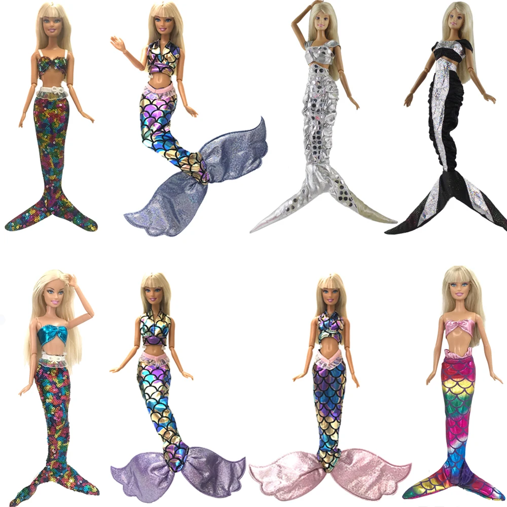 NK One Set Doll Cosplay Clothes Similar Fairy Tale Mermaid Tail Wedding Dress - £6.77 GBP+