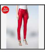 Women&#39;s Leather Pants Genuine Lambskin Leather Party Skinny Legging Trou... - $161.21 CAD