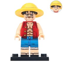Monkey D. Luffy (Hungry) Anime One Piece Minifigure Gift Toy For Kids - £2.26 GBP