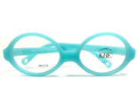 Kids Bright Eyes Eyeglasses Frames Charlie 39 Cyan Blue Rubberized 39-14... - $69.98
