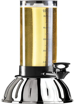 OGGI Beer Tower 3L/100Oz - Beverage Dispenser with Spigot &amp; Ice Tube, Ma... - £88.12 GBP
