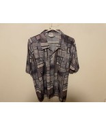Lilly Dache Abstract Marble Acid Tie Dye Disco Hippie Polo XXL Shirt VTG... - $188.21 CAD
